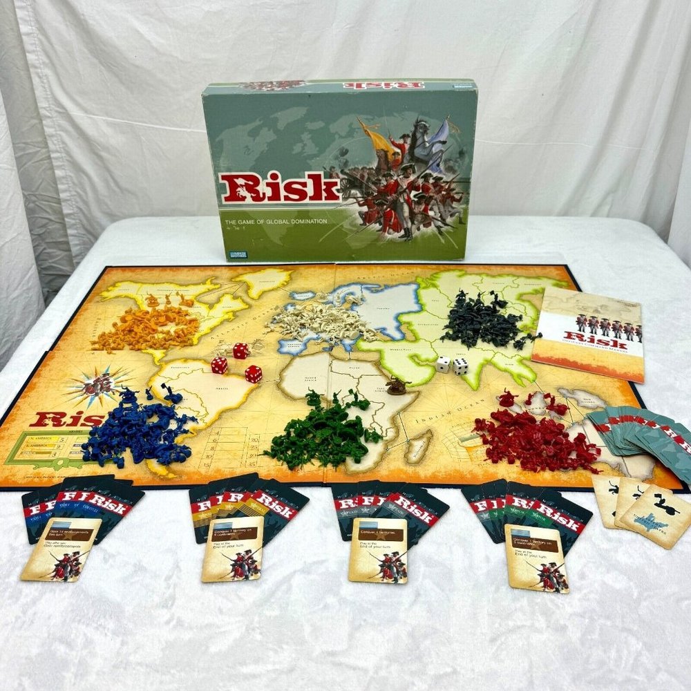 Risk The Board Game of Global Domination 2003 Parker Brothers 100% Complete